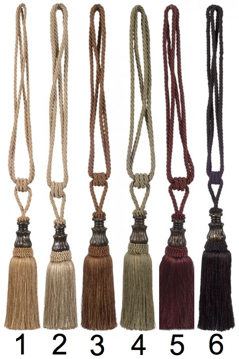 Elegant Set of 2 Tassels (30" Long)