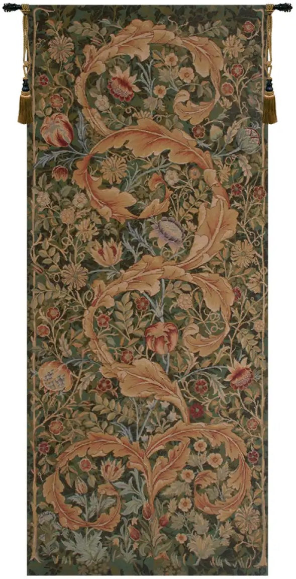 Acanthe Green French Wall Tapestry