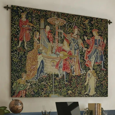 Medieval Concert Belgian Wall Tapestry