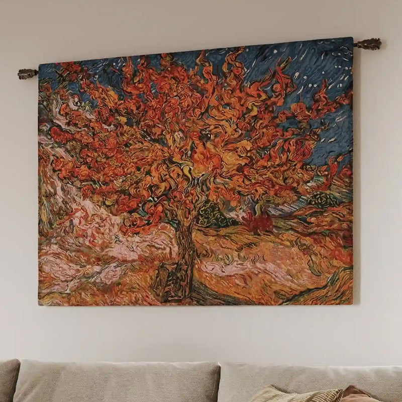 Mulberry Tree Van Gogh Belgian Wall Tapestry