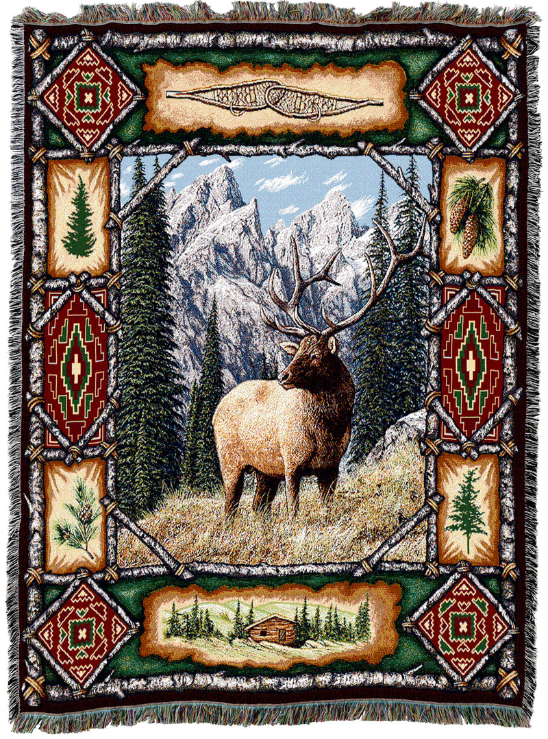 Elk Lodge Throw