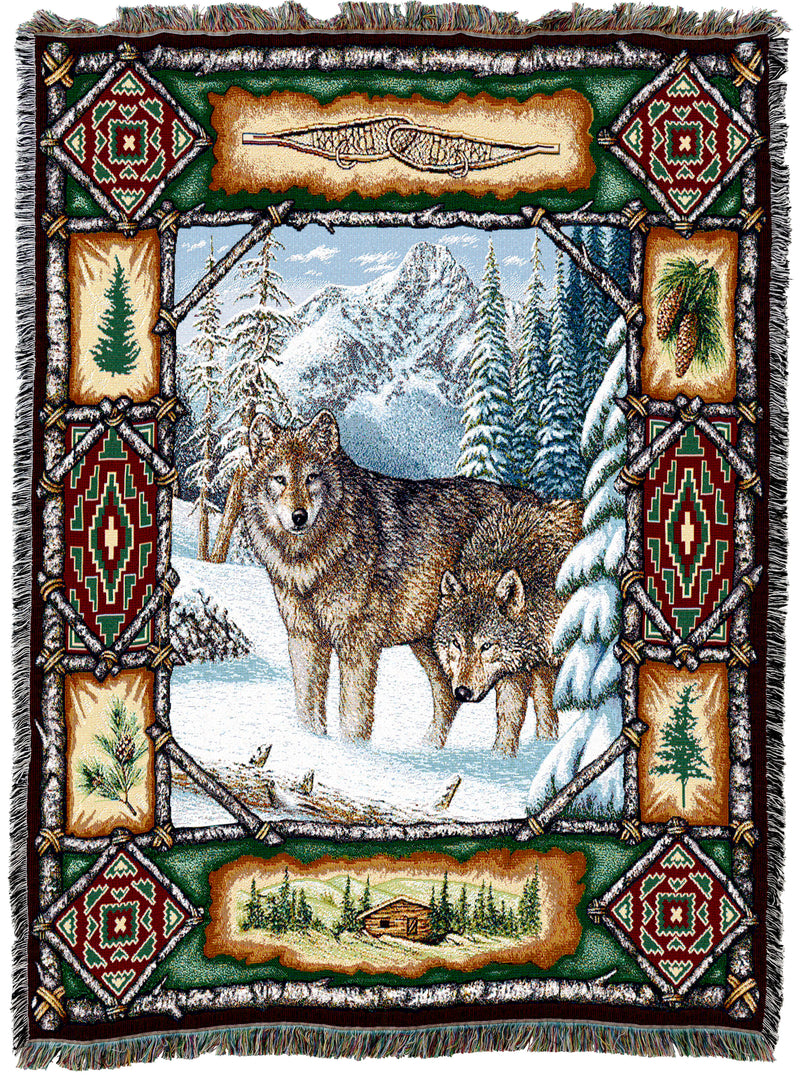 Wolf Lodge Throw