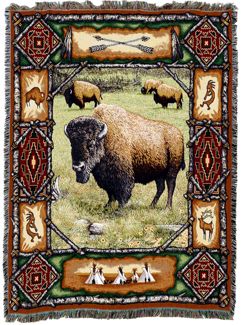 Buffalo Lodge Throw