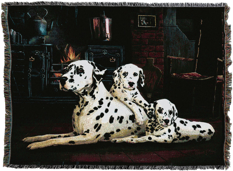 Dalmatian Tapestry Throw