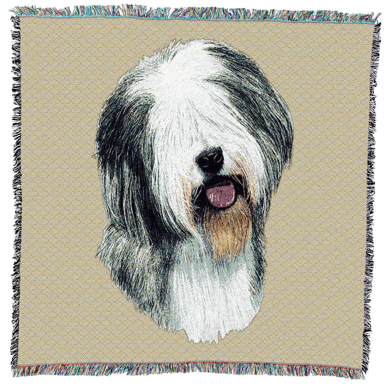 Old English Sheepdog Small Throw