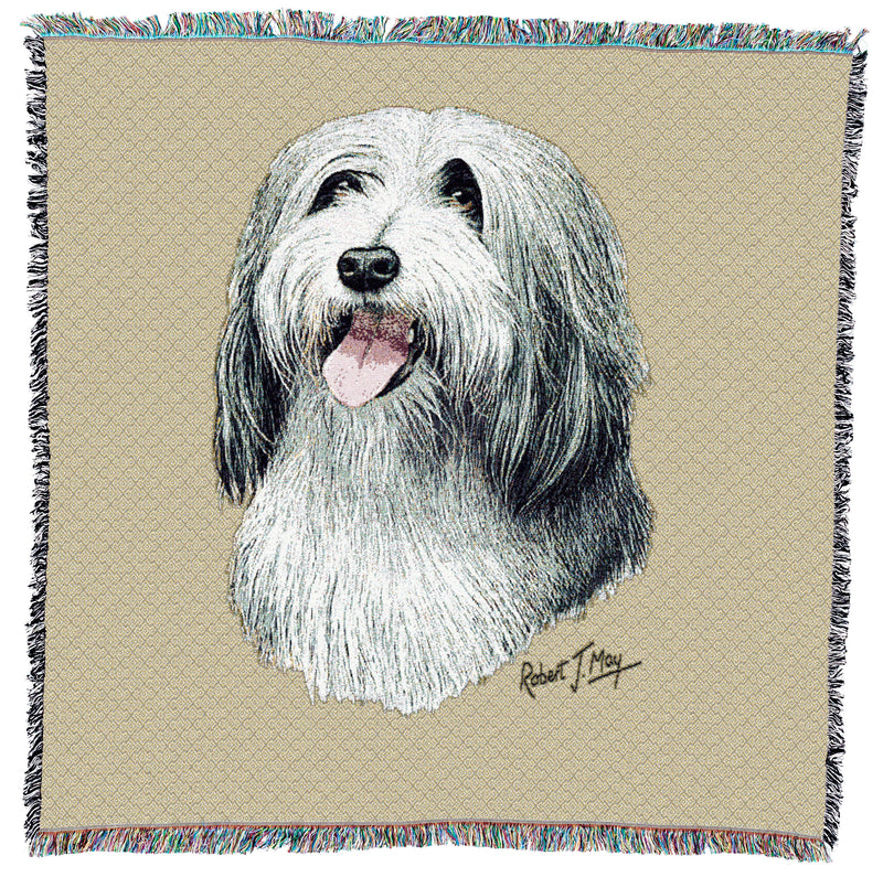 Bearded Collie Small Throw