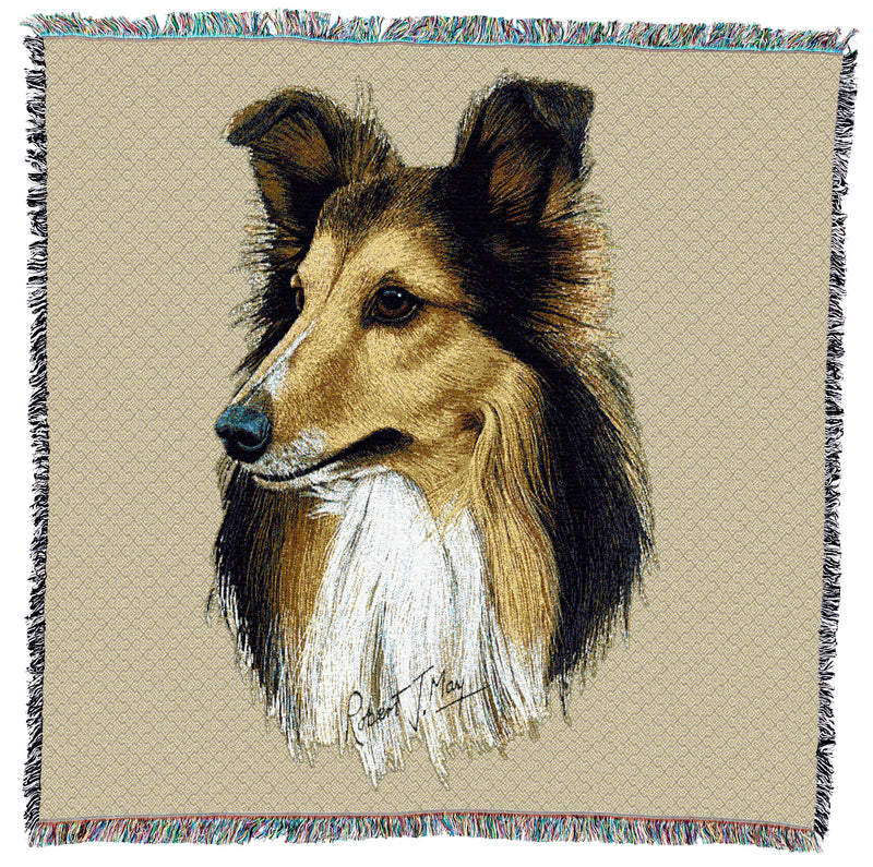 Shetland Sheepdog AKA Sheltie Small Throw