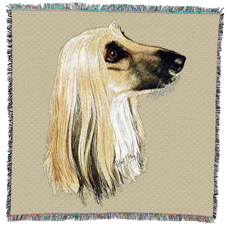 Afghan Hound Small Throw