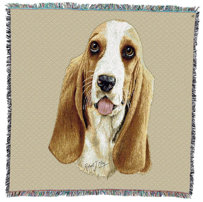 Bassett Hound Small Throw