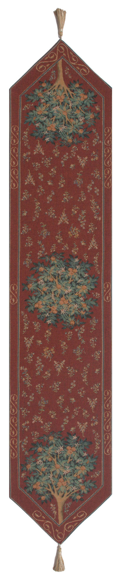 Orange Tree II Large French Table Runner