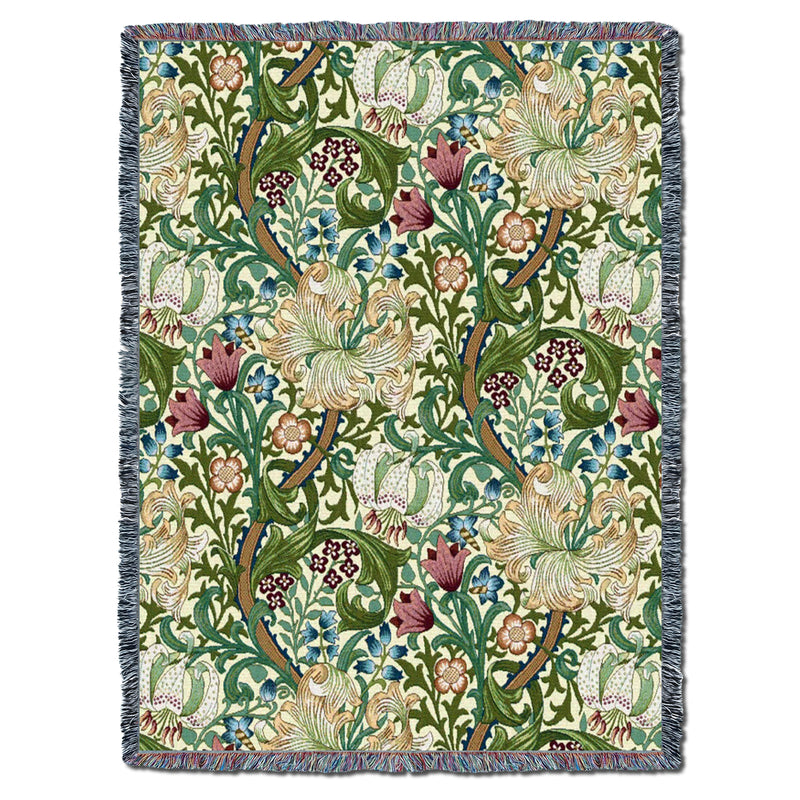 William Morris Golden Lily Throw