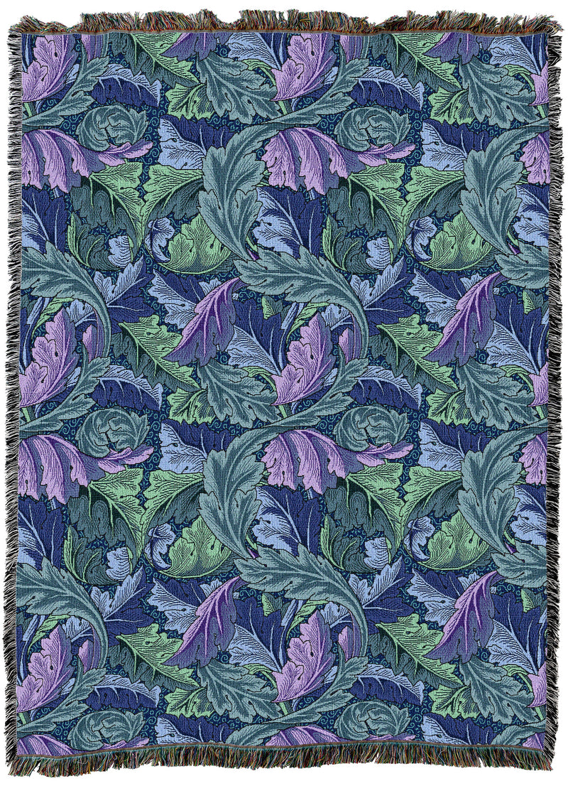 William Morris Acanthus Leaves Sea XL Throw