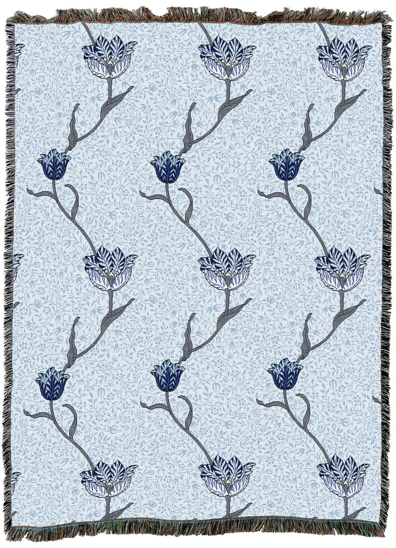 William Morris Garden Tulip Sylvan Throw