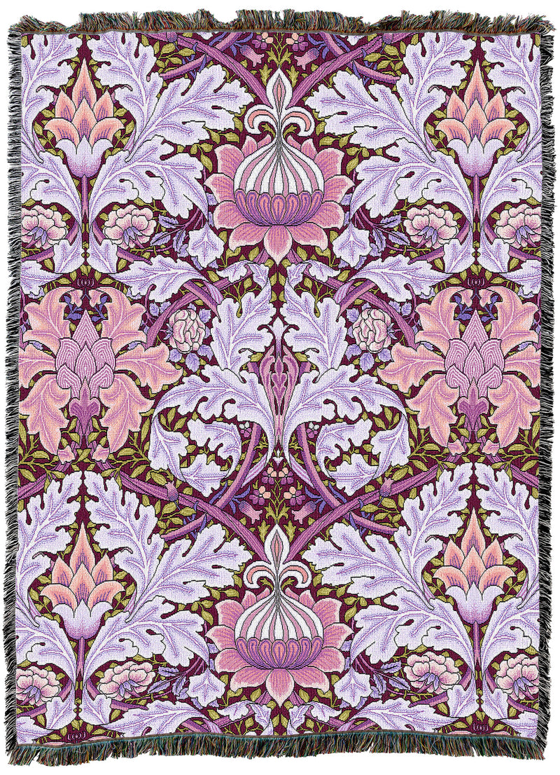 William Morris St James Plum Throw