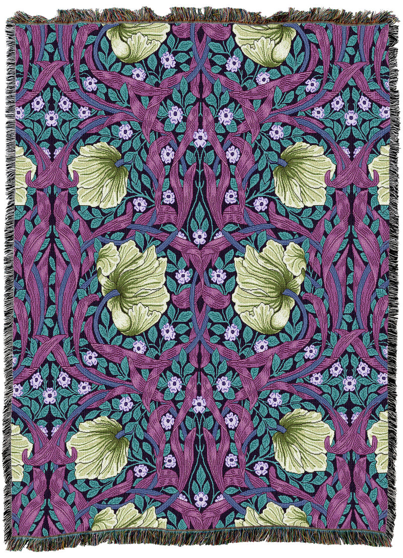 William Morris Pimpernel Peridot Throw