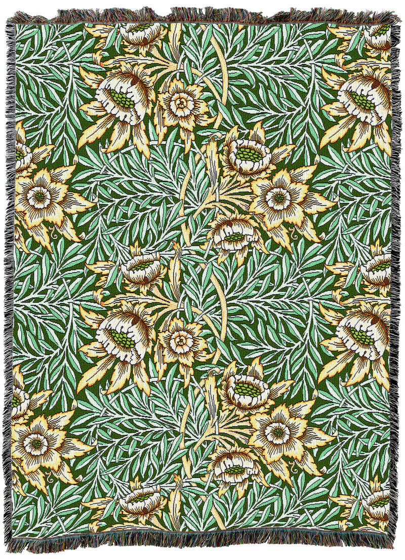 William Morris Tulip And Willow Bay Throw