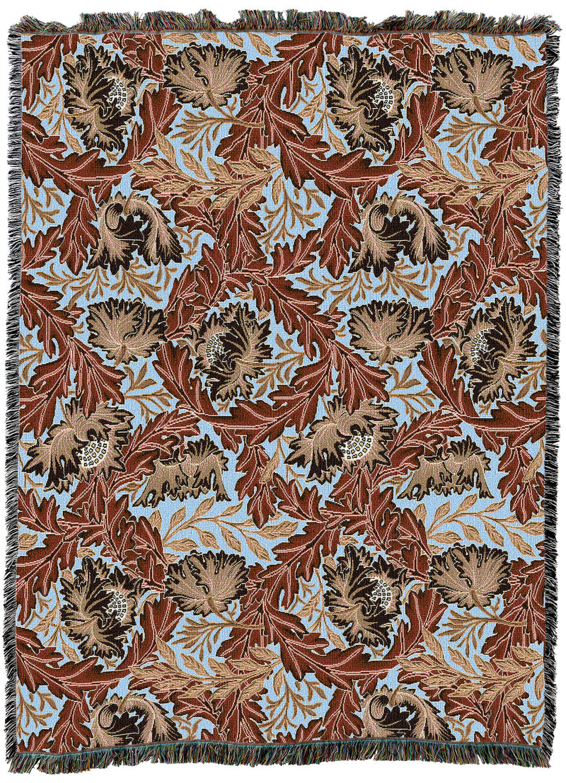 William Morris Wreath October Throw