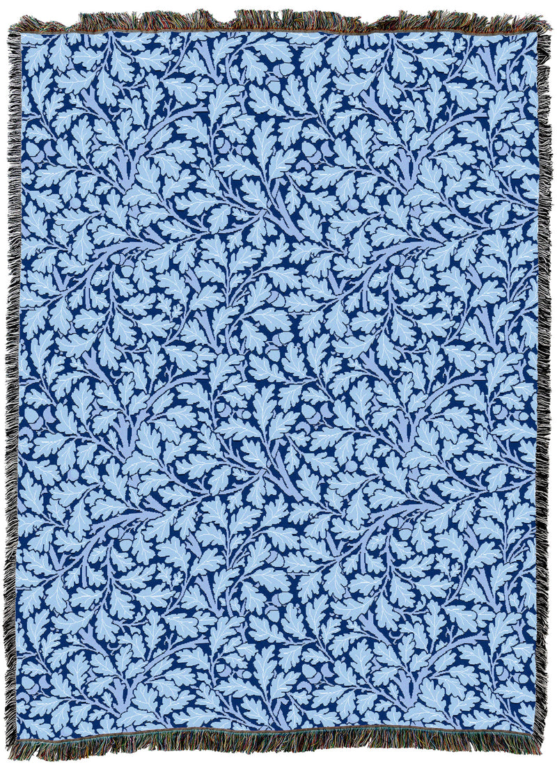 William Morris Oak Tree Blues XL Throw