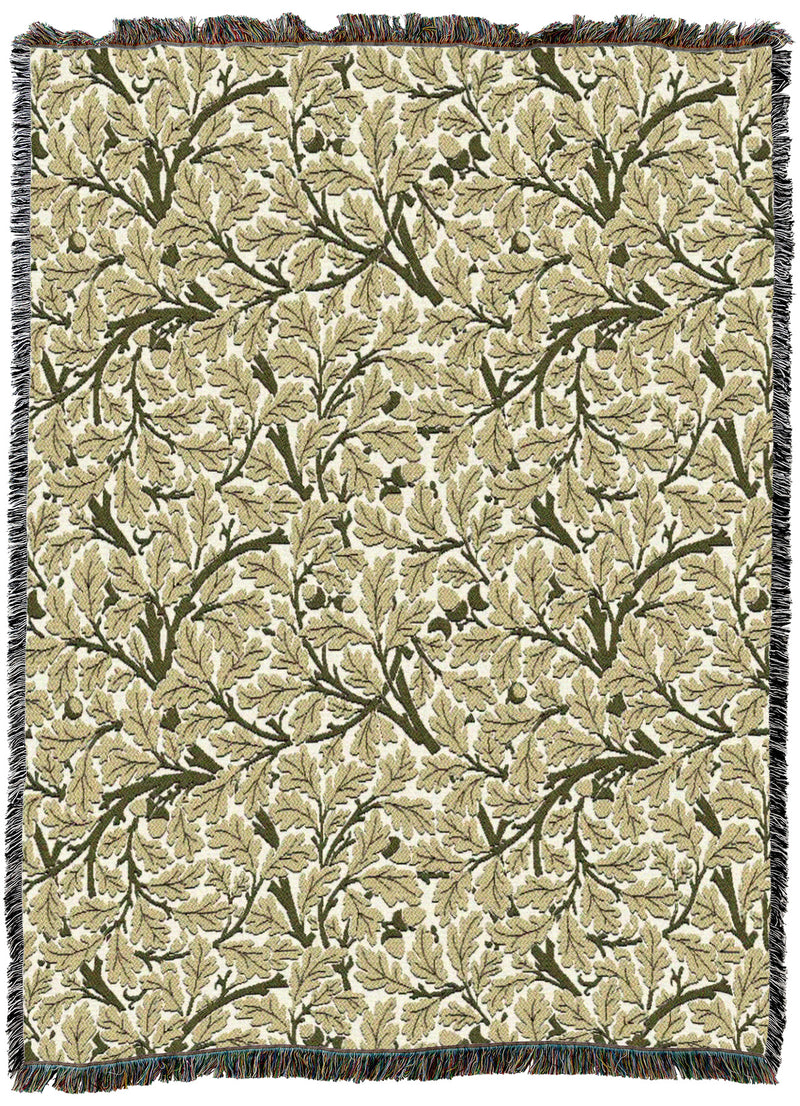 William Morris Oak Tree Gold Throw