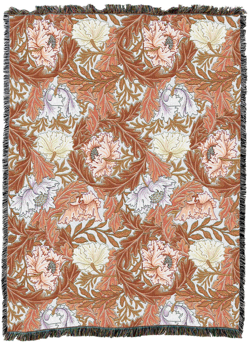 William Morris Wreath Copper Throw