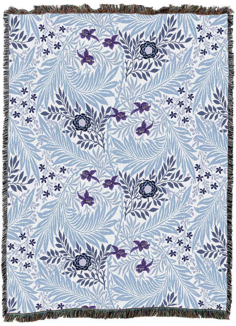 William Morris Larkspur Waves XL Throw