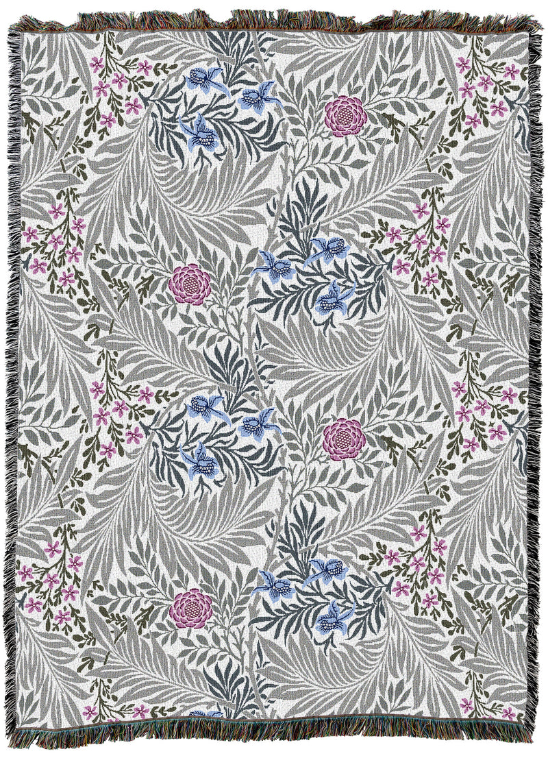 William Morris Larkspur Heather Throw