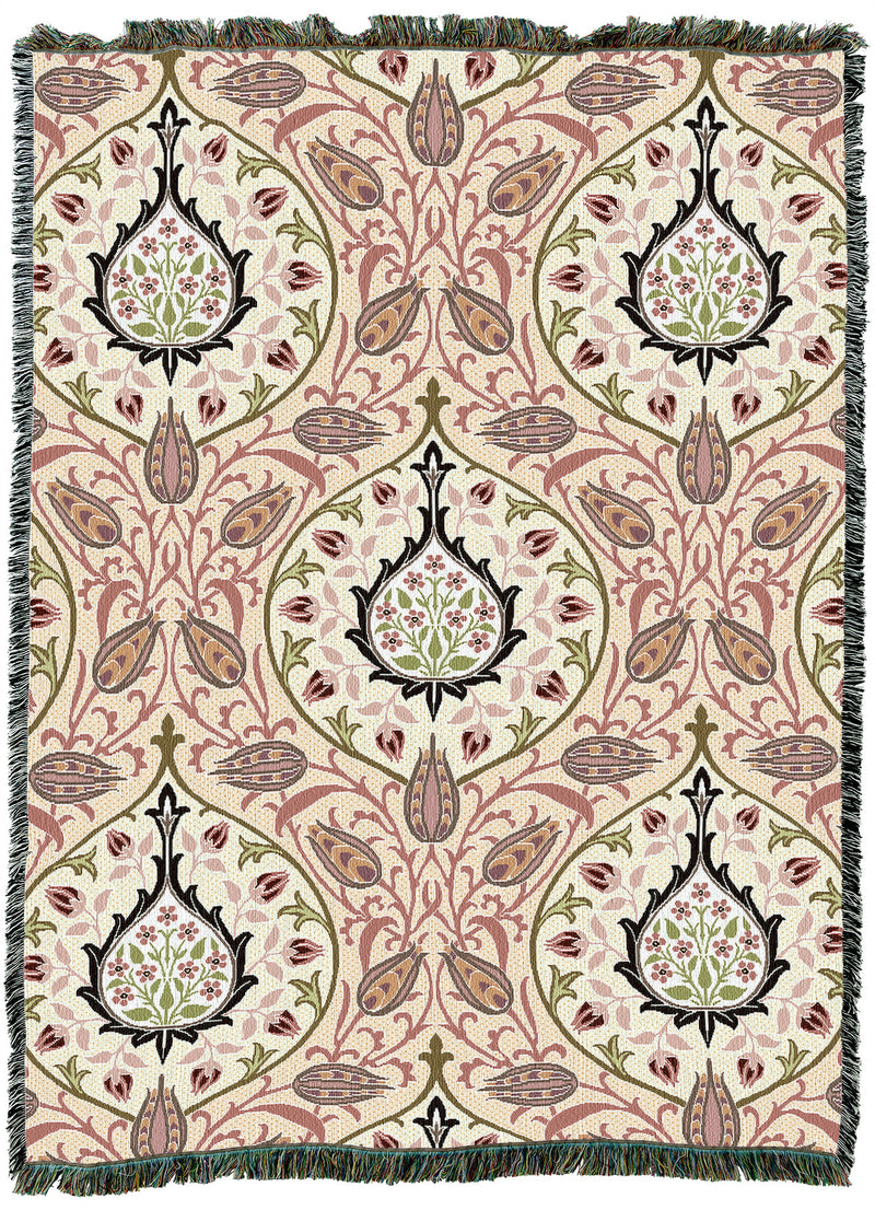 William Morris Rosebud Peace Throw