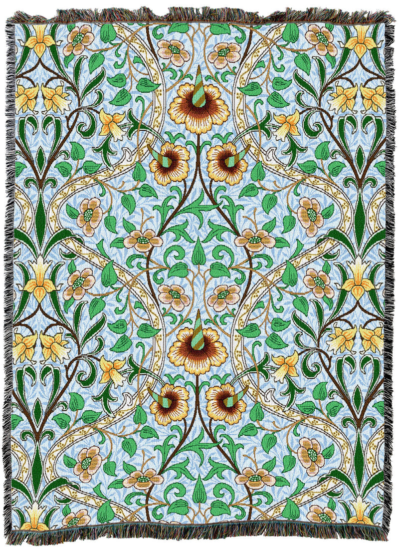 William Morris Daffodil Throw