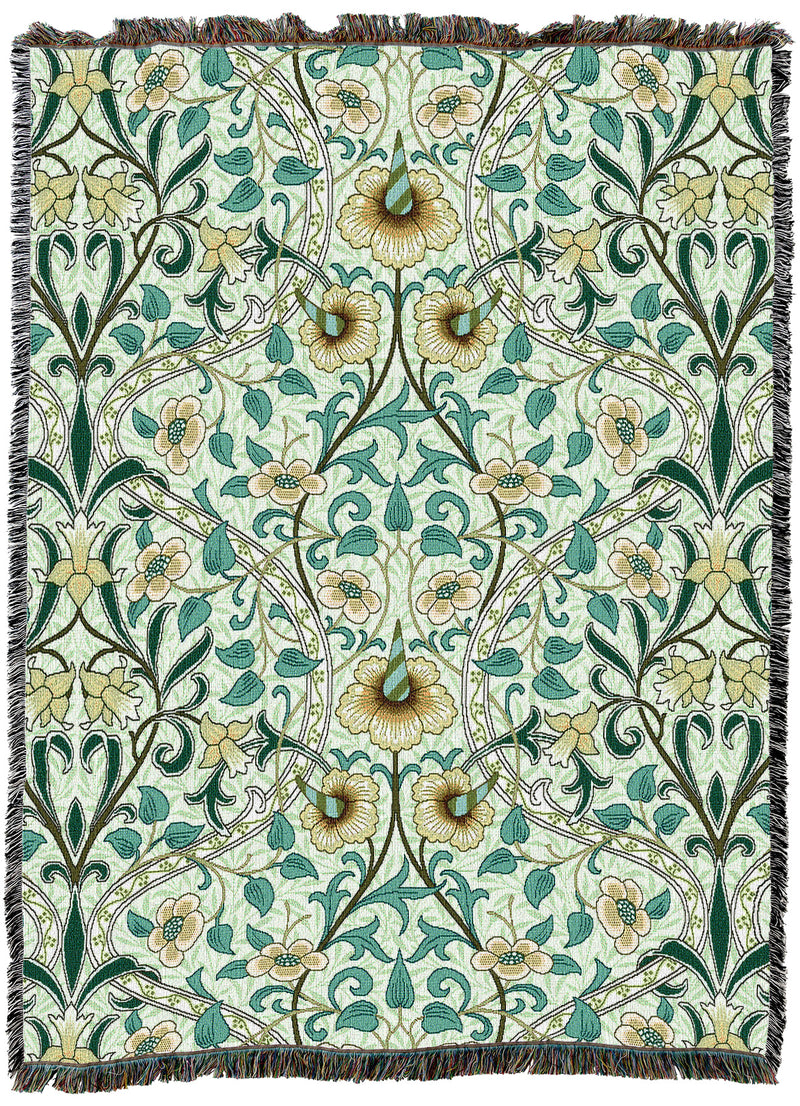 William Morris Daffodil Meadow Throw