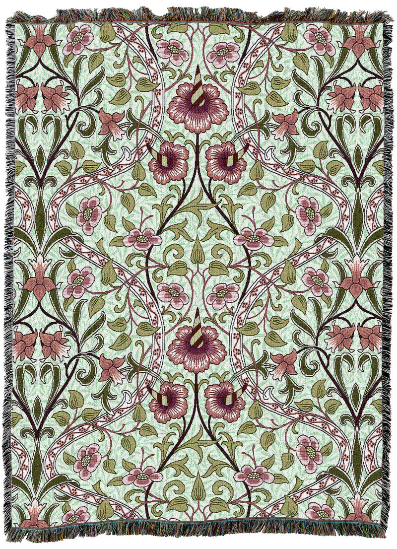 William Morris Daffodil Melon Throw