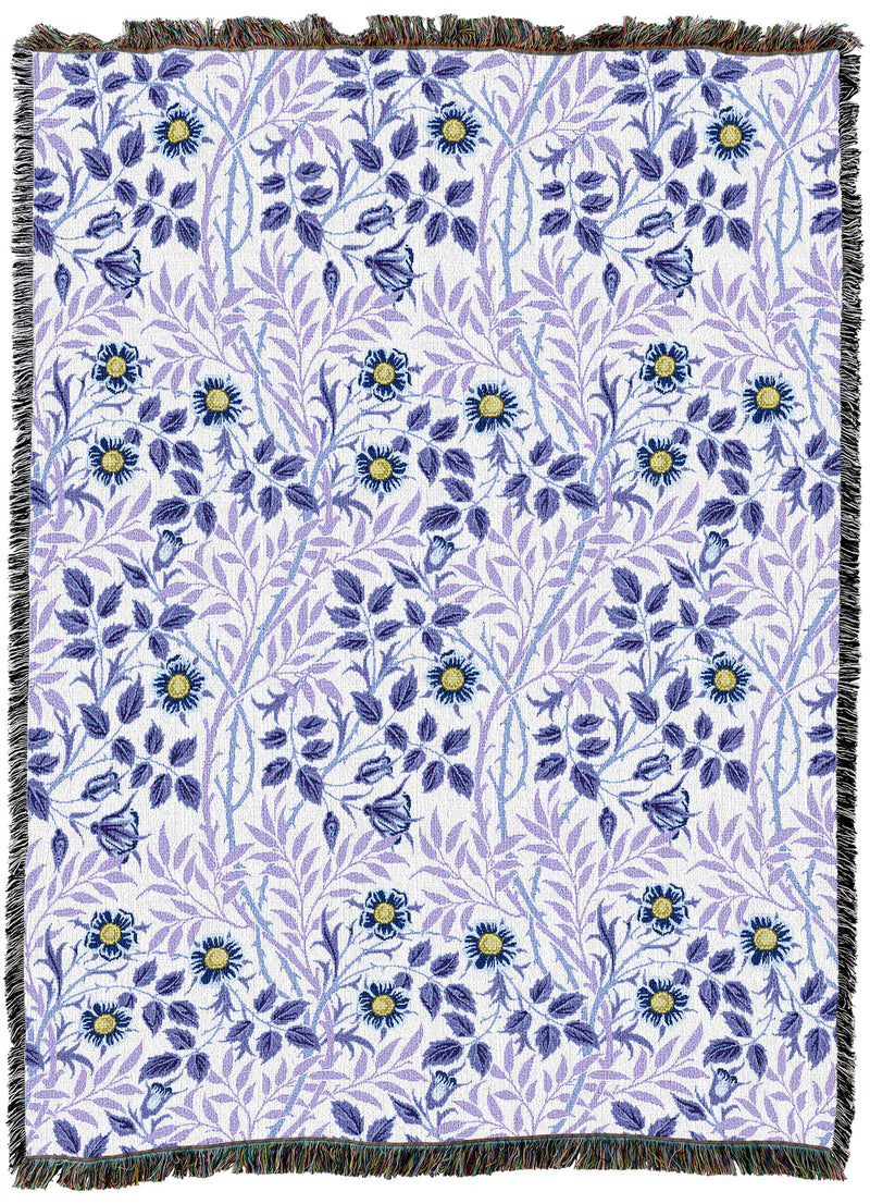 William Morris Sweetbriar Lavender Throw