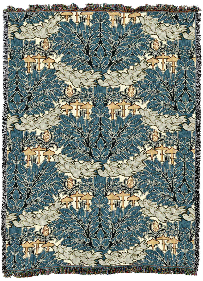 CFA Voysey Fairyland Blue Throw