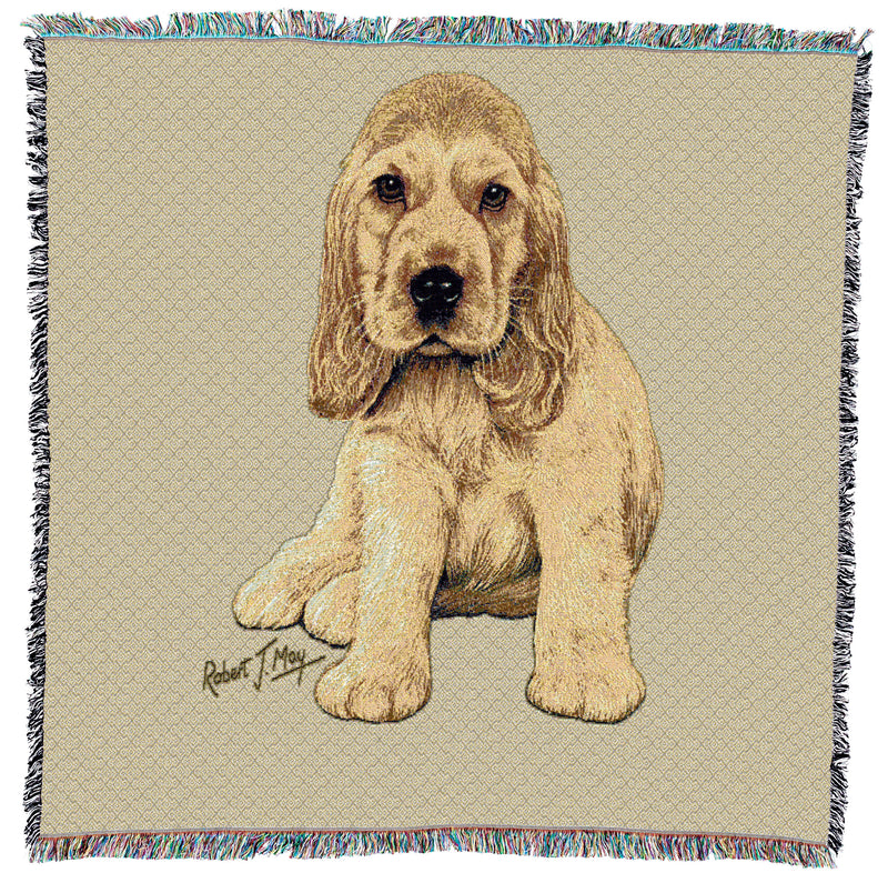 Cocker Spaniel Puppy Small Throw