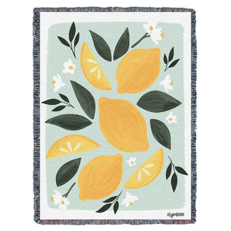 Pastel Lemons Throw