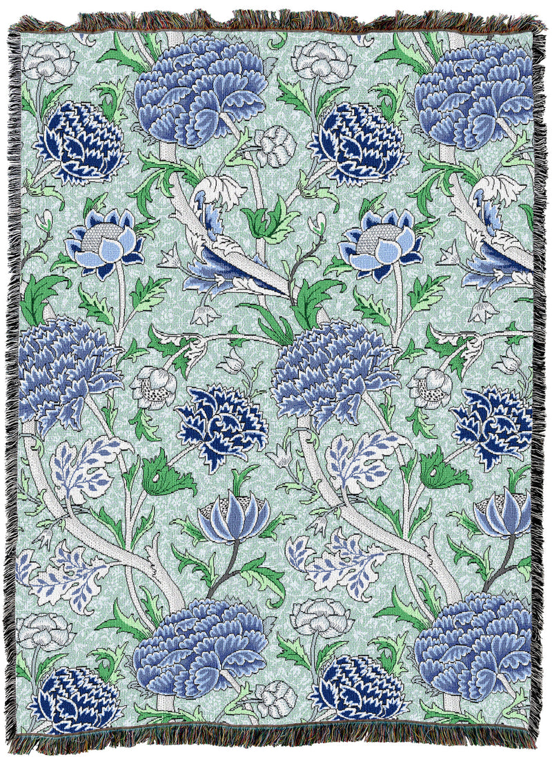 William Morris Cray Seafoam Throw