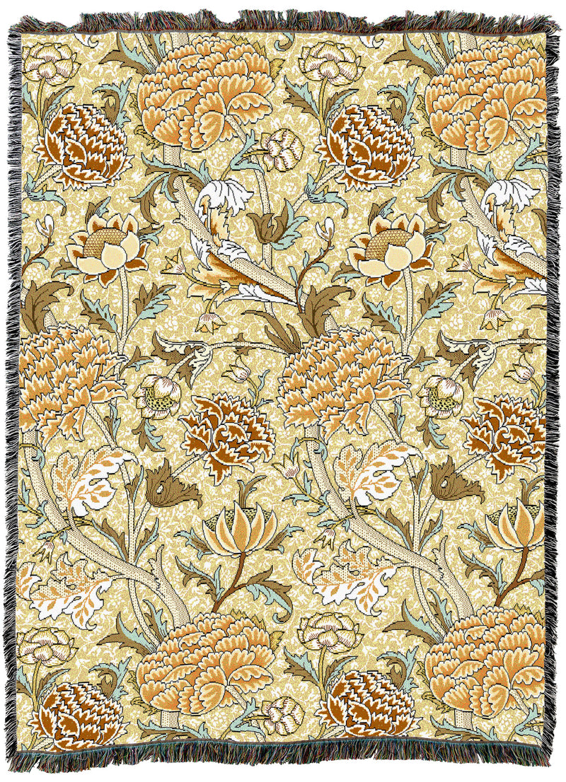 William Morris Cray Butterscotch Throw