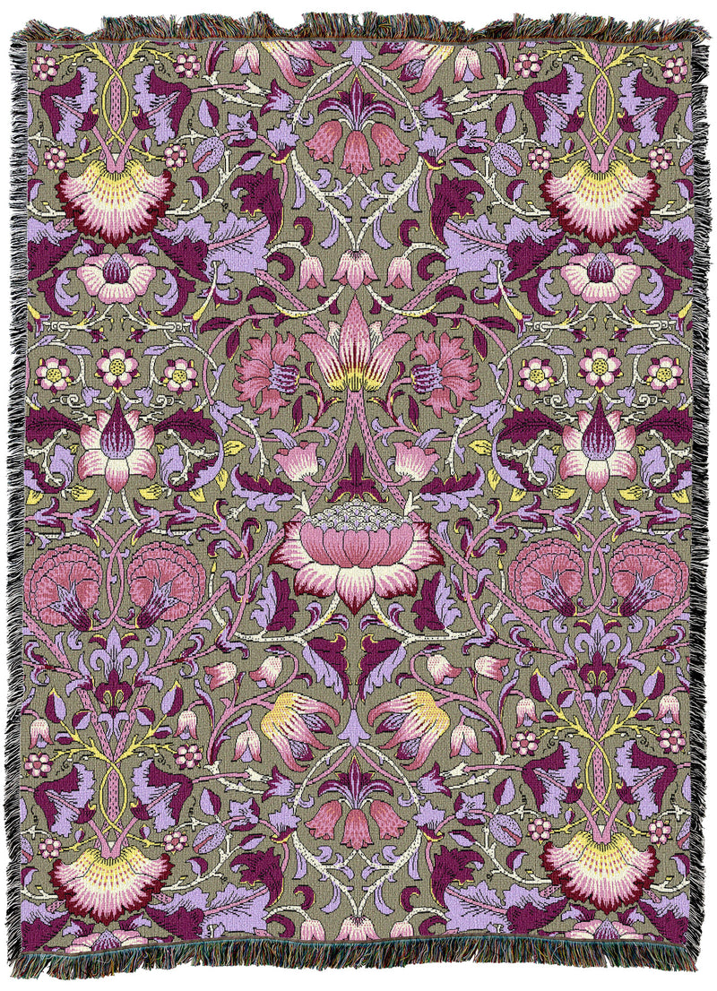 William Morris Lodden Dianthus Throw