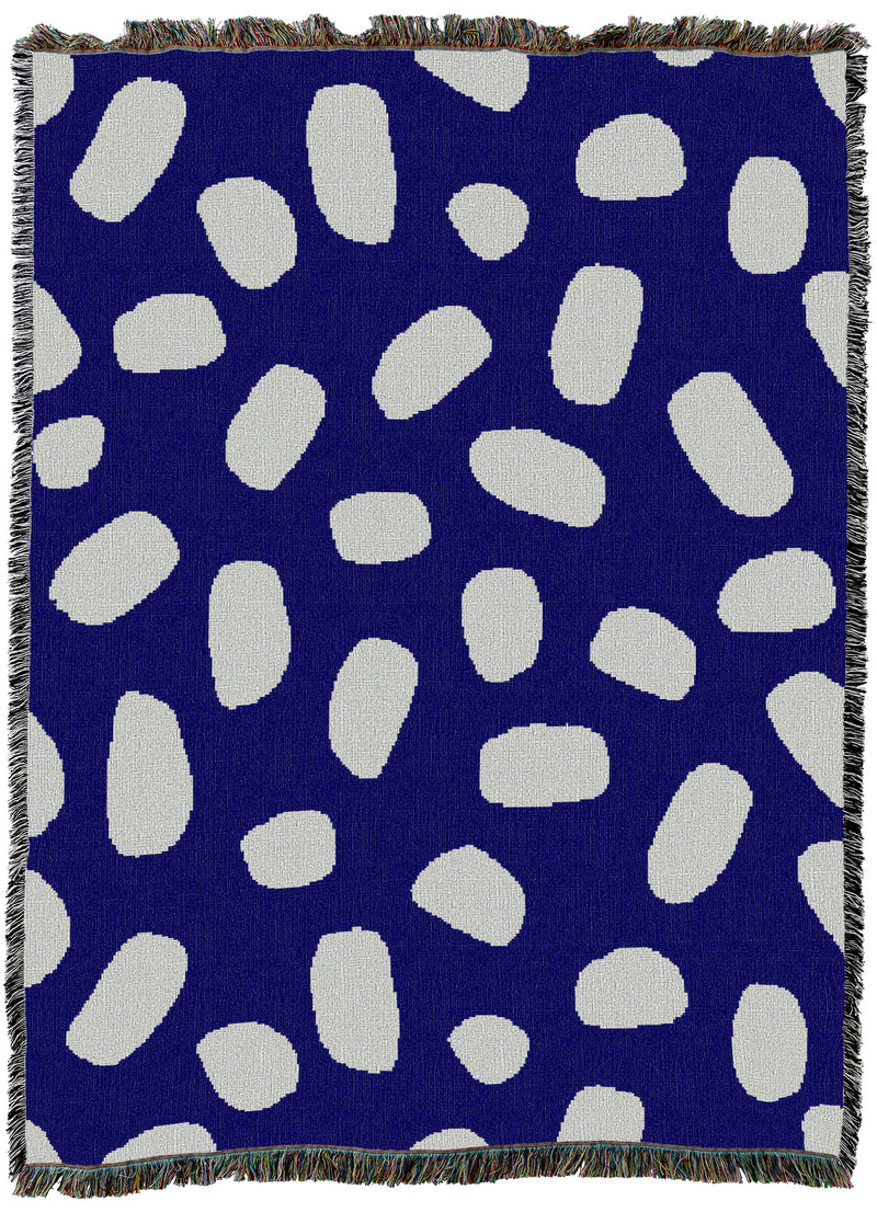 BlueWhitePebble Throw