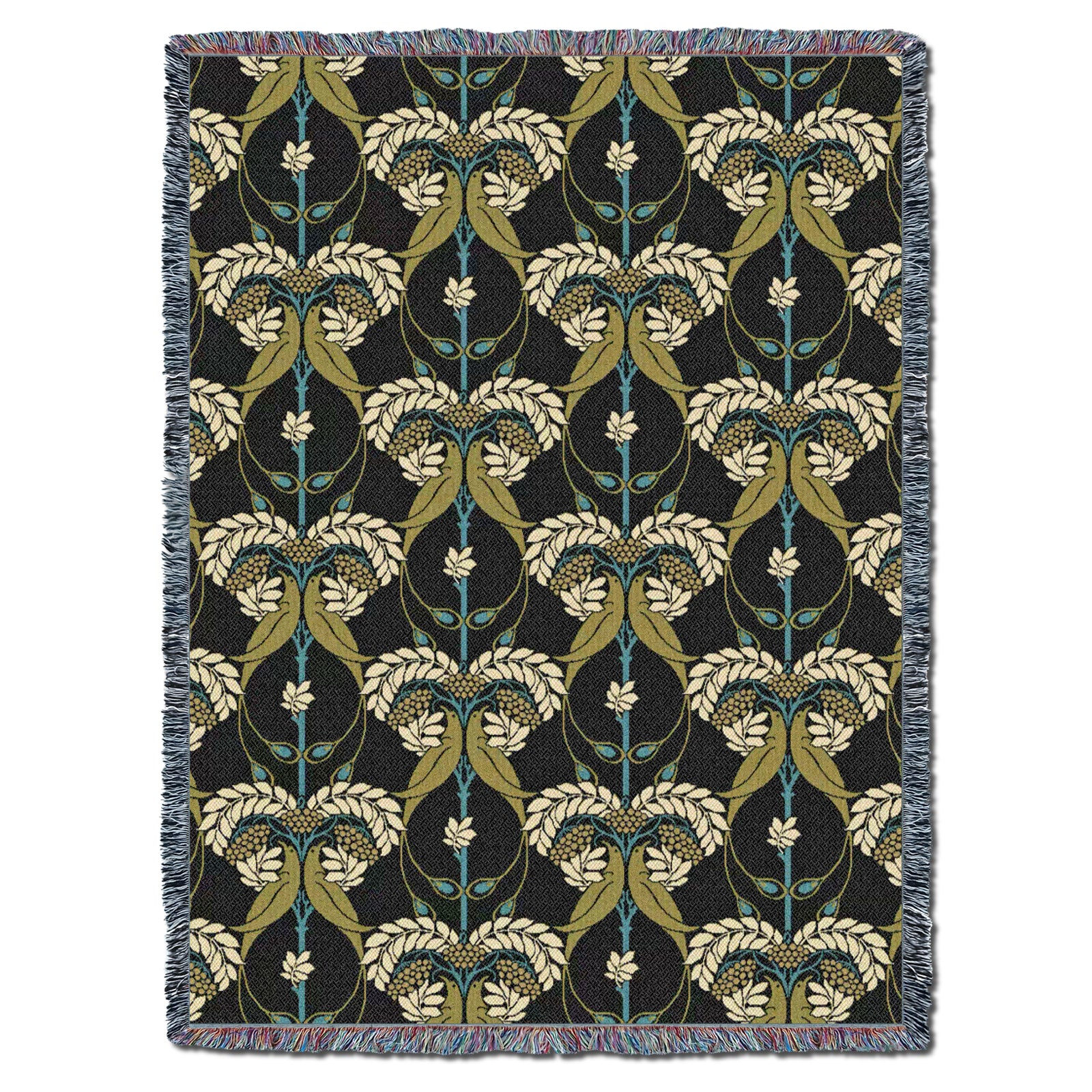 CFA Voysey Rowan Tree Nocturne XL Throw – Quality Tapestries Inc.