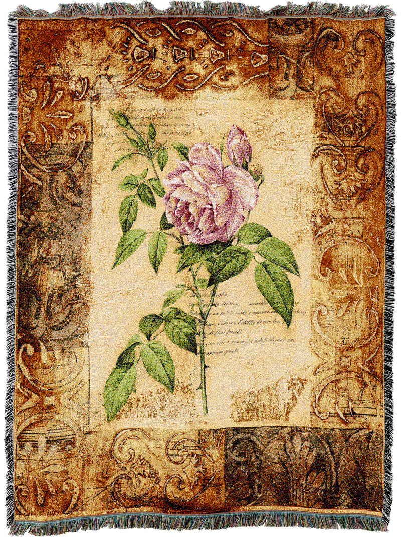 Blossom Elegance I Tapestry Throw