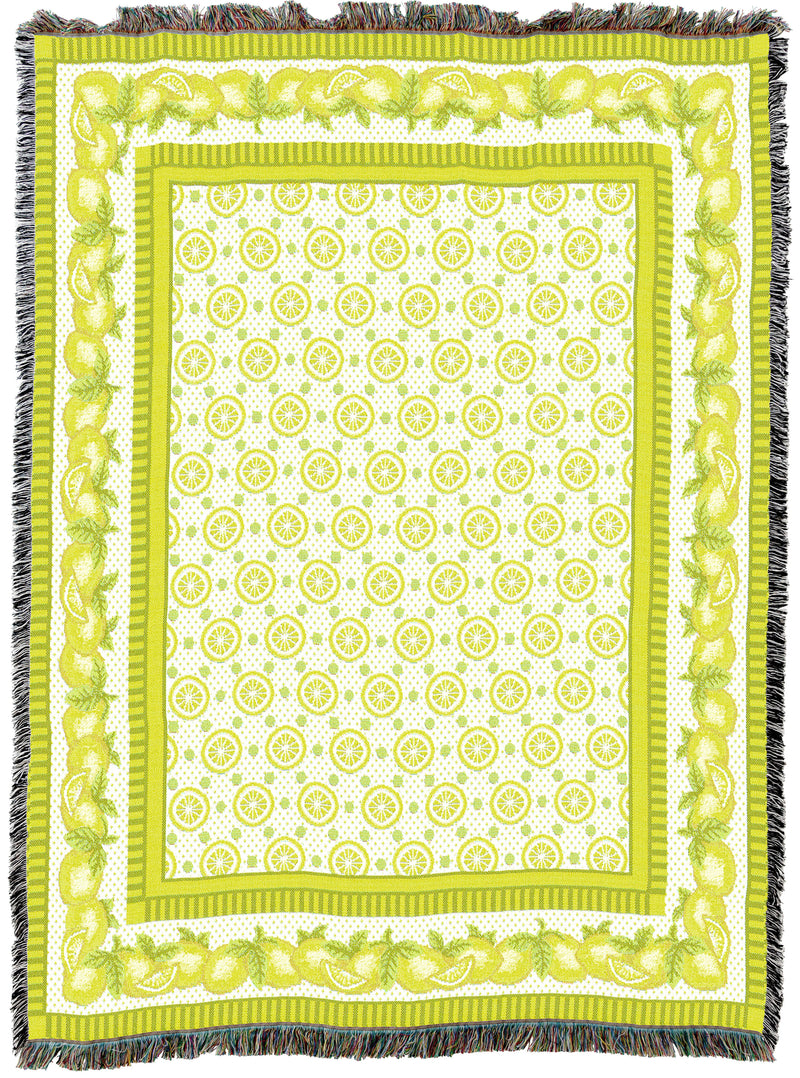 Lemon Zest Decor Throw