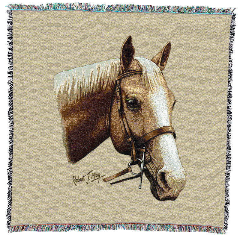 Palomino Horse Small Throw