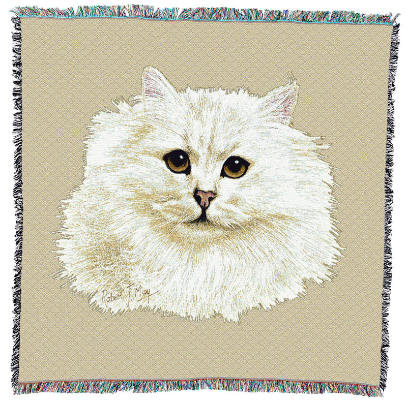 Chinchilla Persian Small Throw