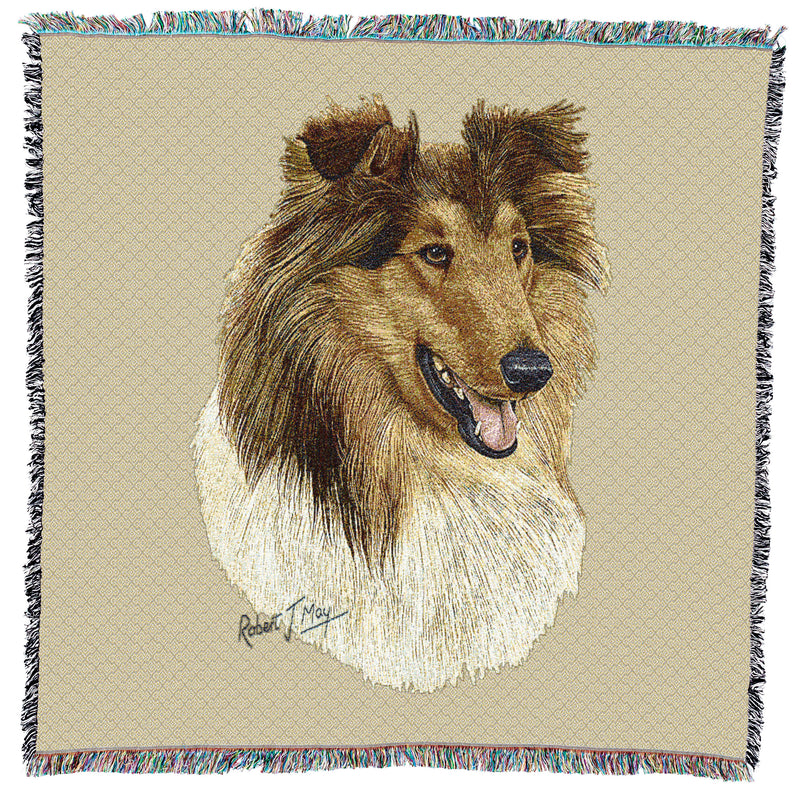 Rough Collie 2 Small Throw