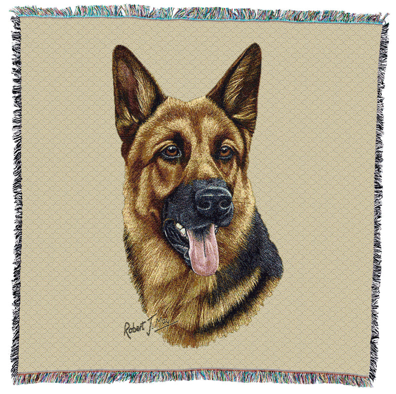 German Shepherd 2 Small Throw