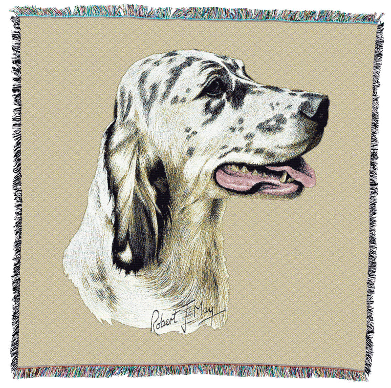 English Setter 2 Small Throw