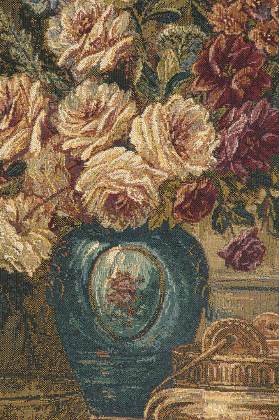 Floral Setting Italian Wall Tapestry