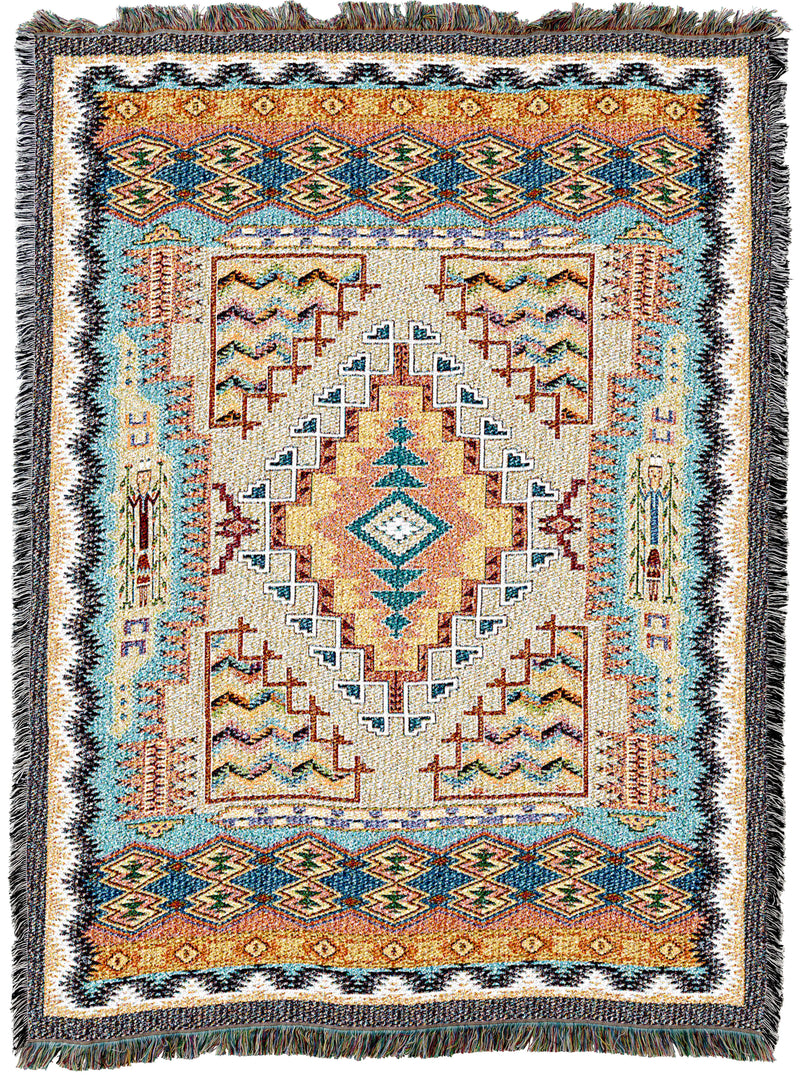 Southwest Turquoise Throw