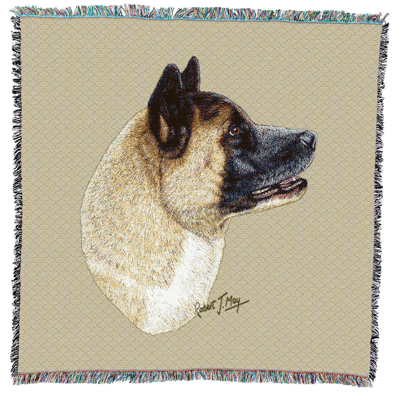 Akita Small Throw