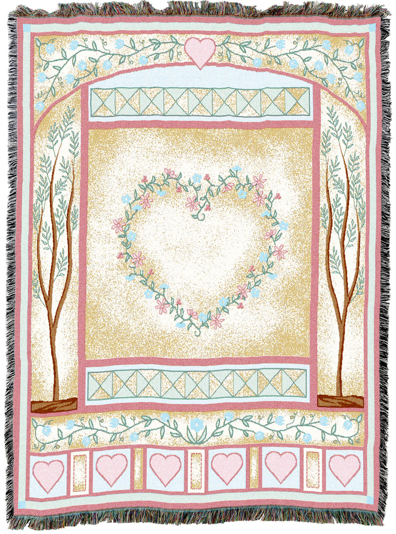 Love Quilt Pastel Throw